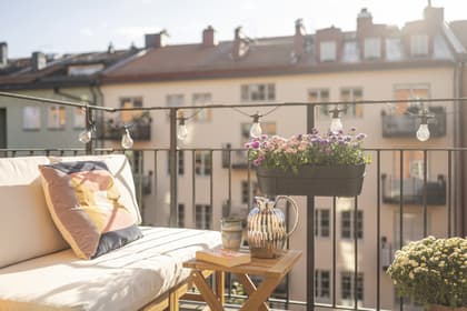 Balkong eller utsiktsbild