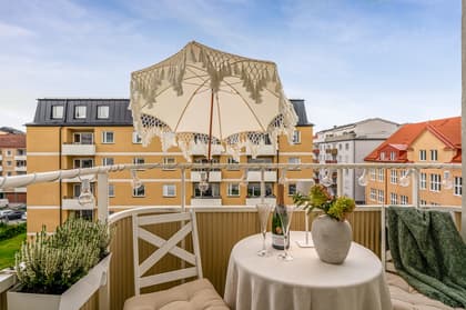 Balkong eller utsiktsbild