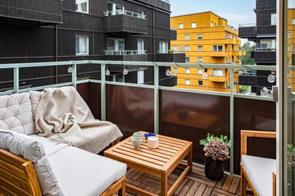 Balkong eller utsiktsbild