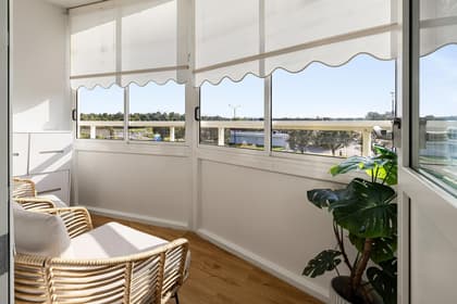 Balkong eller utsiktsbild