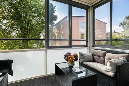 Balkong eller utsiktsbild