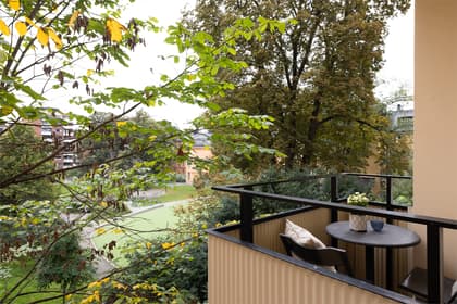 Balkong eller utsiktsbild