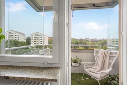 Balkong eller utsiktsbild