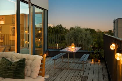 Balkong eller utsiktsbild