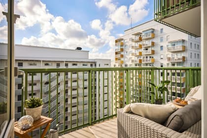 Balkong eller utsiktsbild