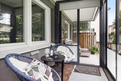 Balkong eller utsiktsbild