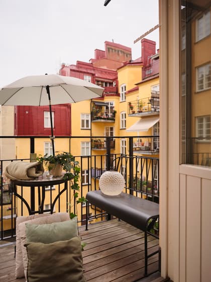 Balkong eller utsiktsbild