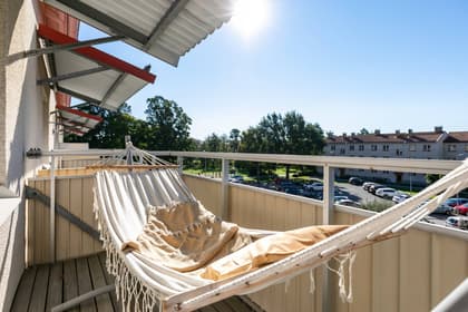 Balkong eller utsiktsbild