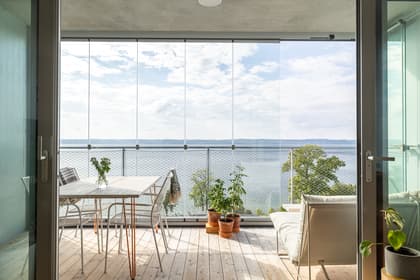 Balkong eller utsiktsbild