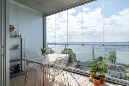 Balkong eller utsiktsbild