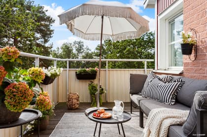 Balkong eller utsiktsbild