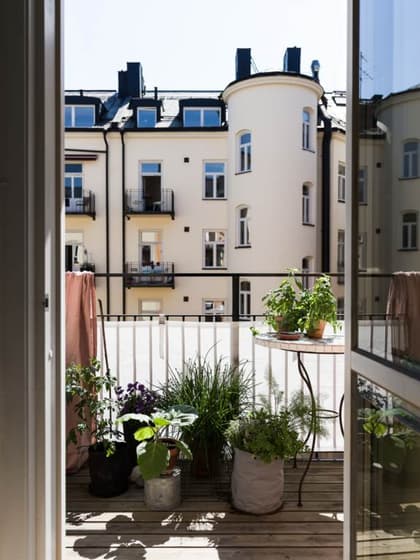 Balkong eller utsiktsbild