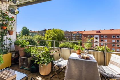 Balkong eller utsiktsbild