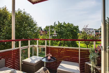 Balkong eller utsiktsbild