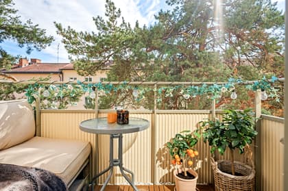 Balkong eller utsiktsbild