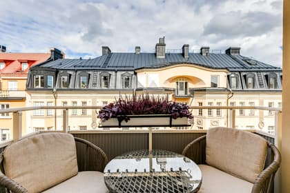 Balkong eller utsiktsbild