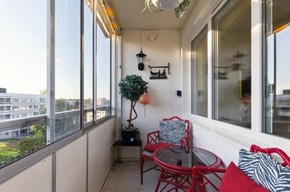 Balkong eller utsiktsbild