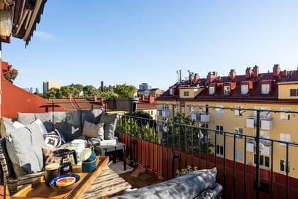 Balkong eller utsiktsbild