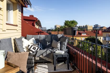 Balkong eller utsiktsbild