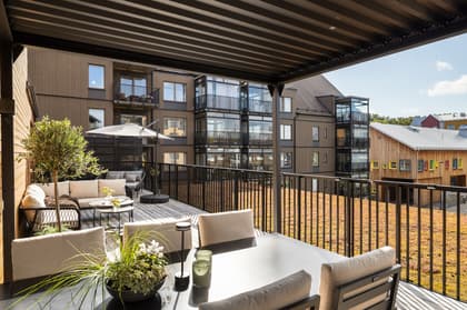 Balkong eller utsiktsbild