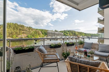 Balkong eller utsiktsbild