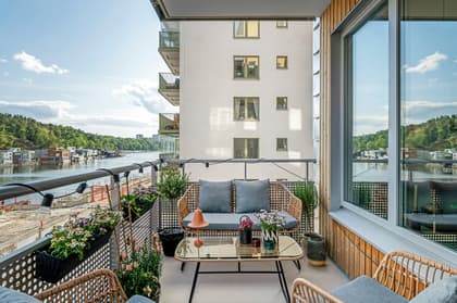 Balkong eller utsiktsbild