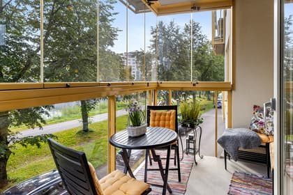 Balkong eller utsiktsbild