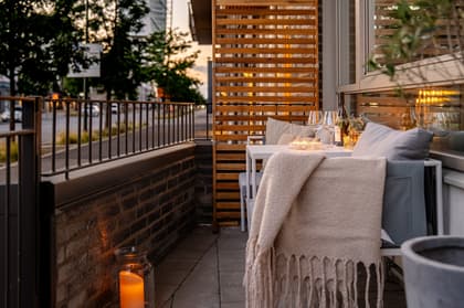 Balkong eller utsiktsbild