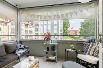 Balkong eller utsiktsbild