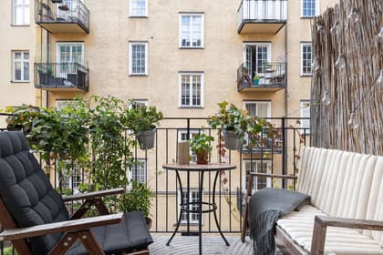 Balkong eller utsiktsbild