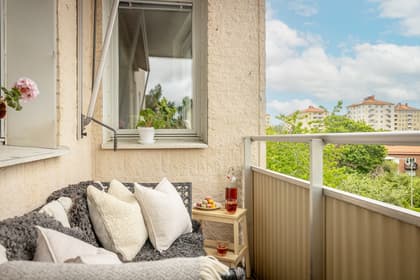 Balkong eller utsiktsbild