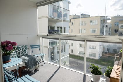 Balkong eller utsiktsbild