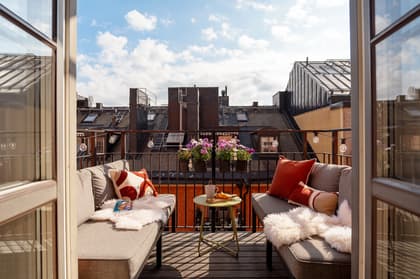 Balkong eller utsiktsbild