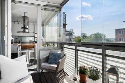 Balkong eller utsiktsbild