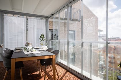 Balkong eller utsiktsbild