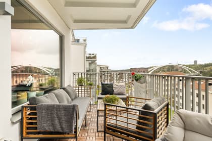 Balkong eller utsiktsbild