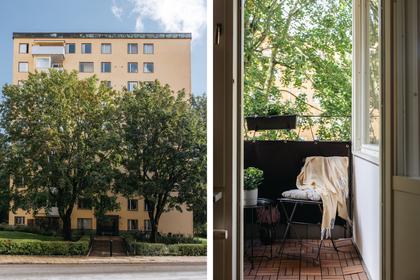 Balkong eller utsiktsbild