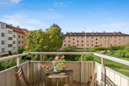 Balkong eller utsiktsbild