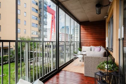 Balkong eller utsiktsbild