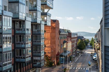 Balkong eller utsiktsbild