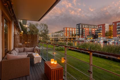 Balkong eller utsiktsbild