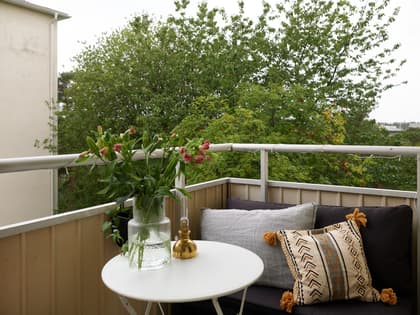 Balkong eller utsiktsbild