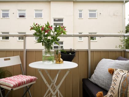 Balkong eller utsiktsbild