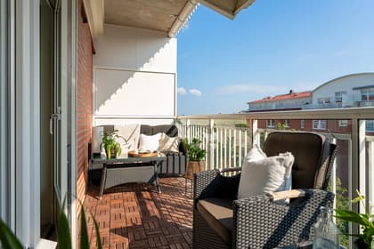 Balkong eller utsiktsbild