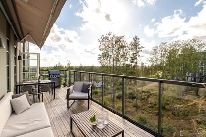 Balkong eller utsiktsbild