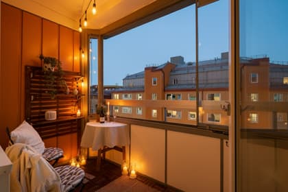 Balkong eller utsiktsbild