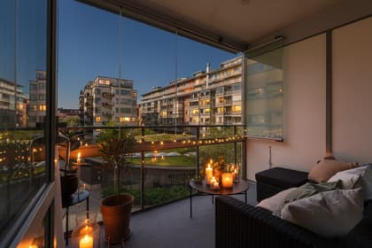 Balkong eller utsiktsbild