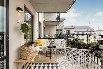 Balkong eller utsiktsbild