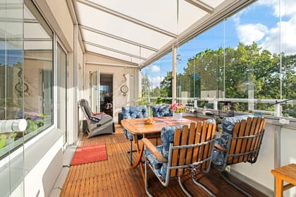 Balkong eller utsiktsbild