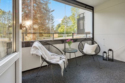 Balkong eller utsiktsbild